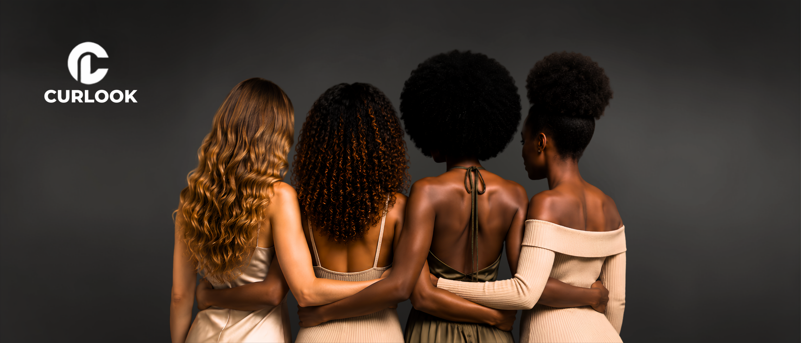 Curlook women with wavy, curly kinky styles